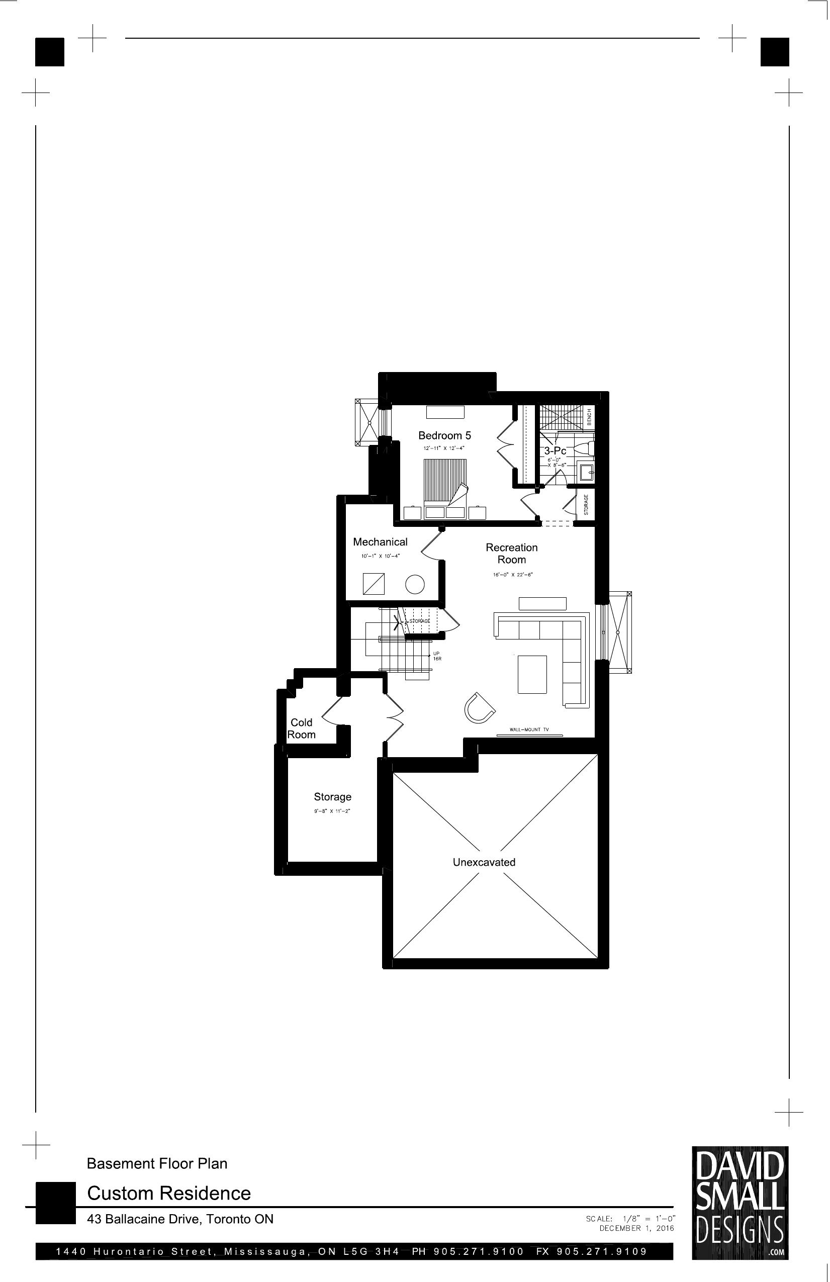 Basement — floor plan